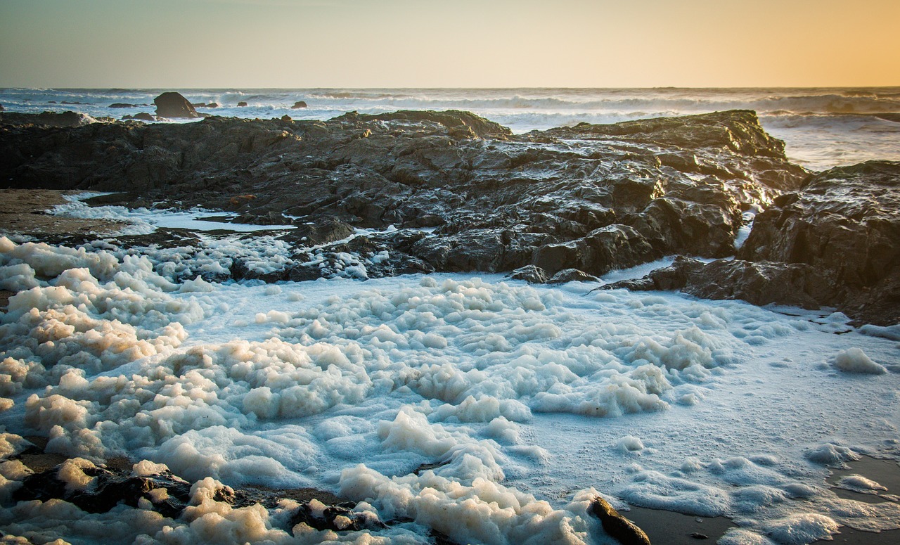 Image - sea ocean water waves nature rock