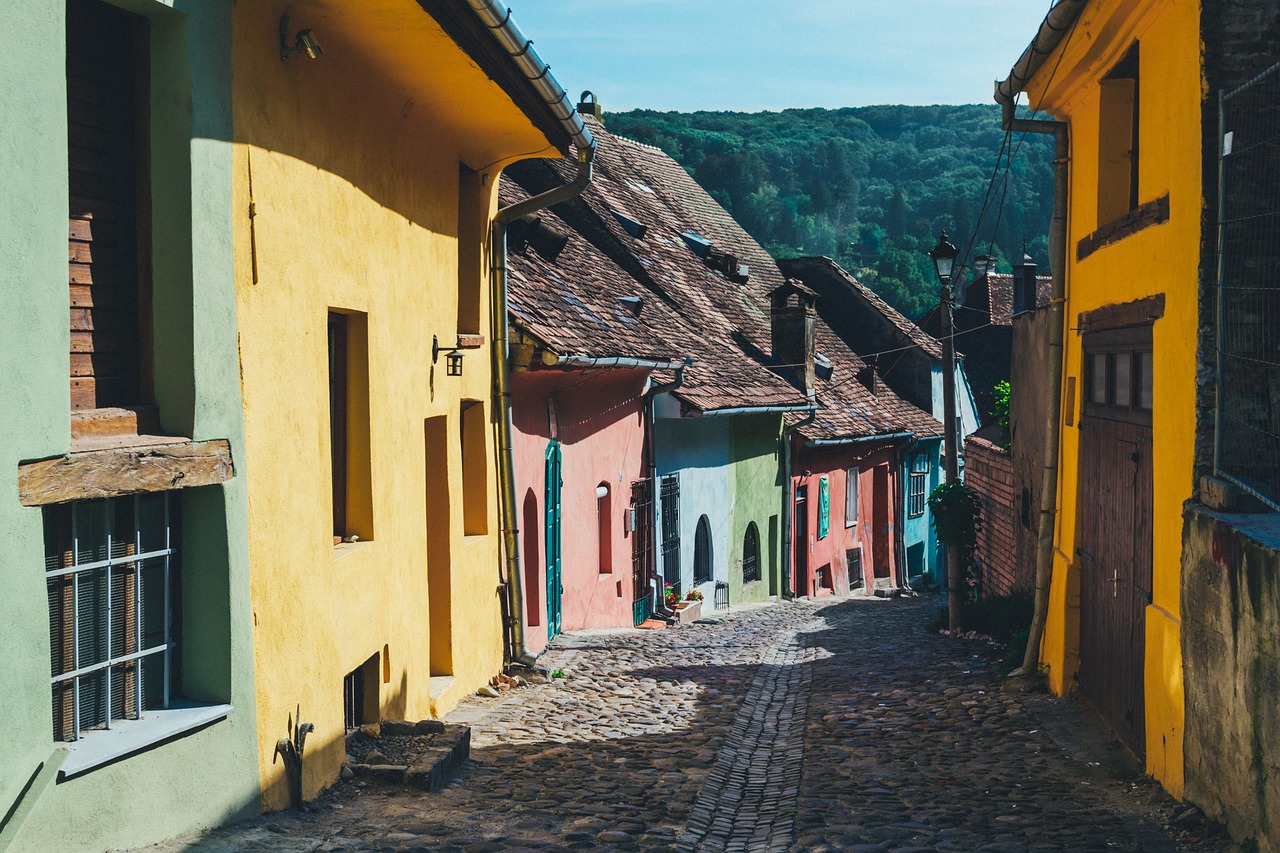 Image - highland building houses village