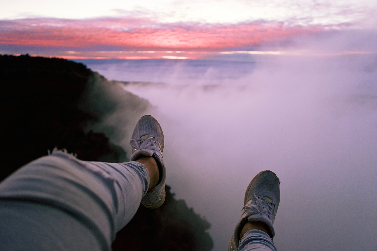 Image - cloud sky sunset fog cold ridge