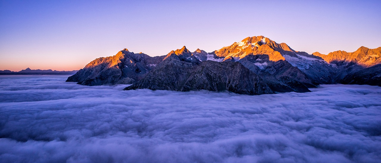 Image - clouds sky sunny day mountain