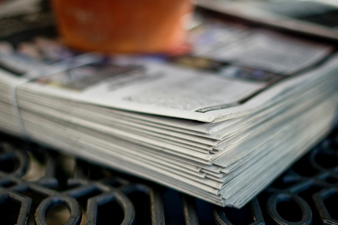 Image - newspaper paper material