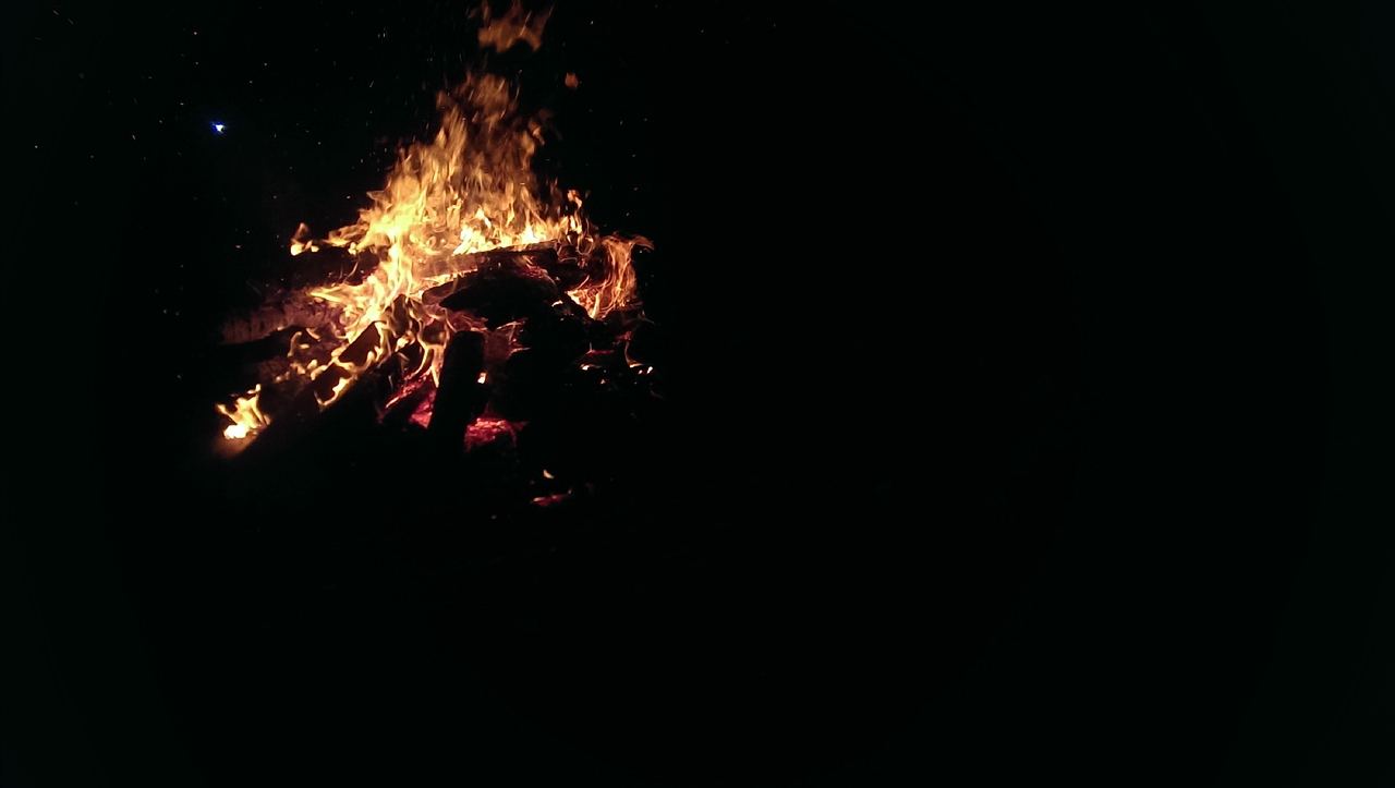 Image - dark night fire flame bonfire hot