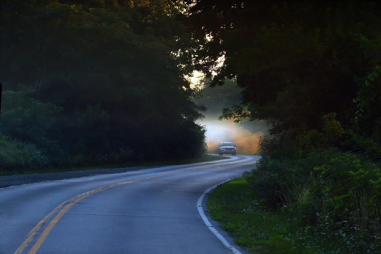 Image - road highway car vehicle travel