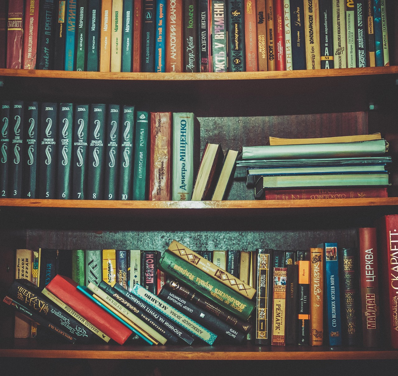 Image - books shelf school library study