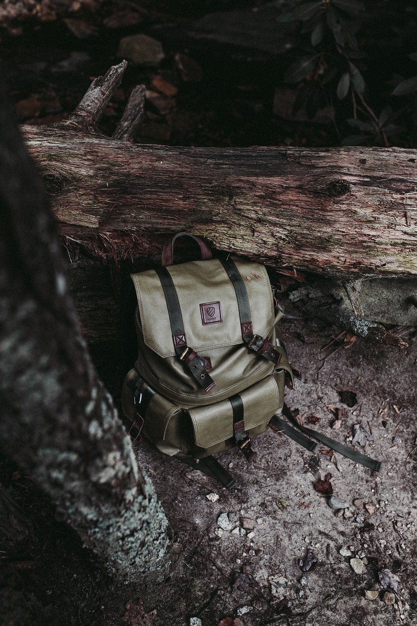 Image - outdoor bag backpack wood travel