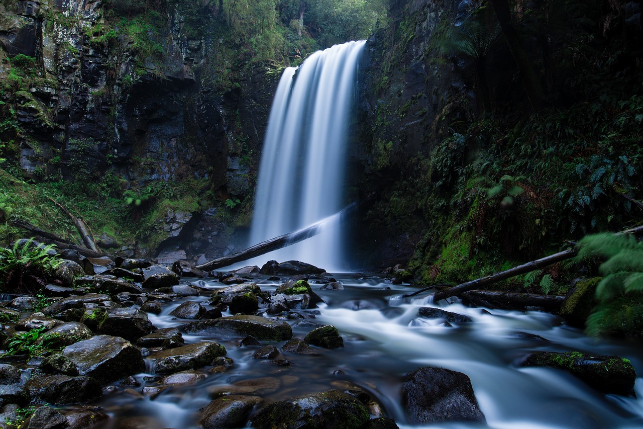 Image - waterfall stream water spring