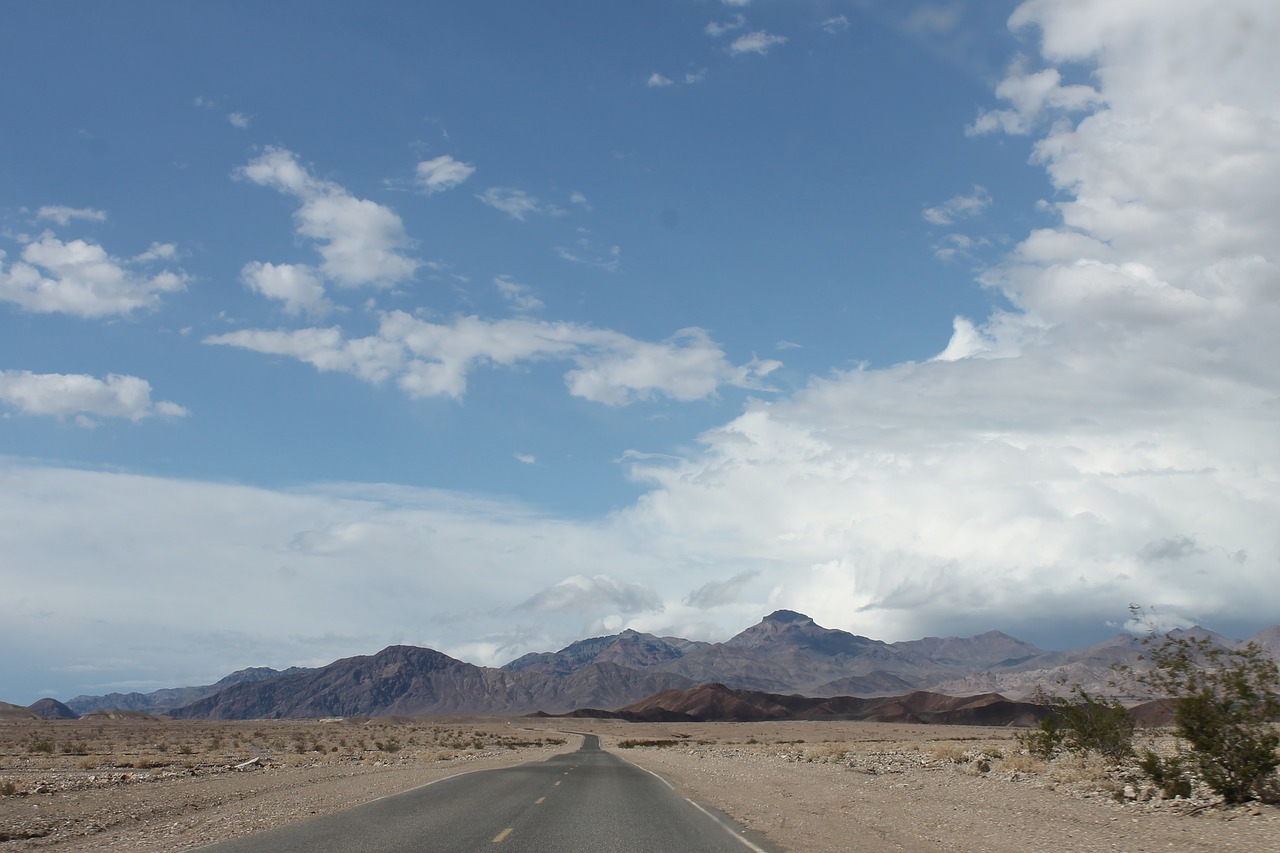 Image - road path grass field mountain