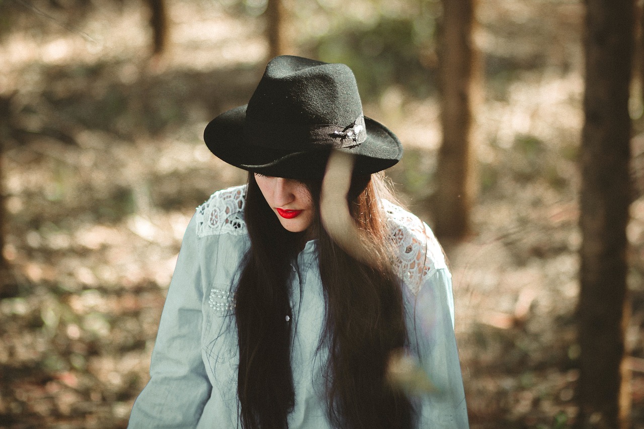 Image - people girl alone long hair