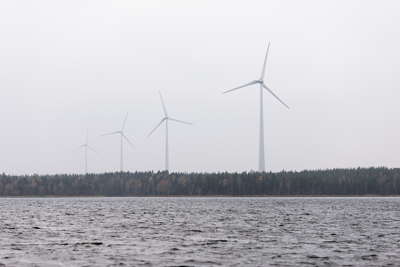 Image - wind windmill trees plant nature