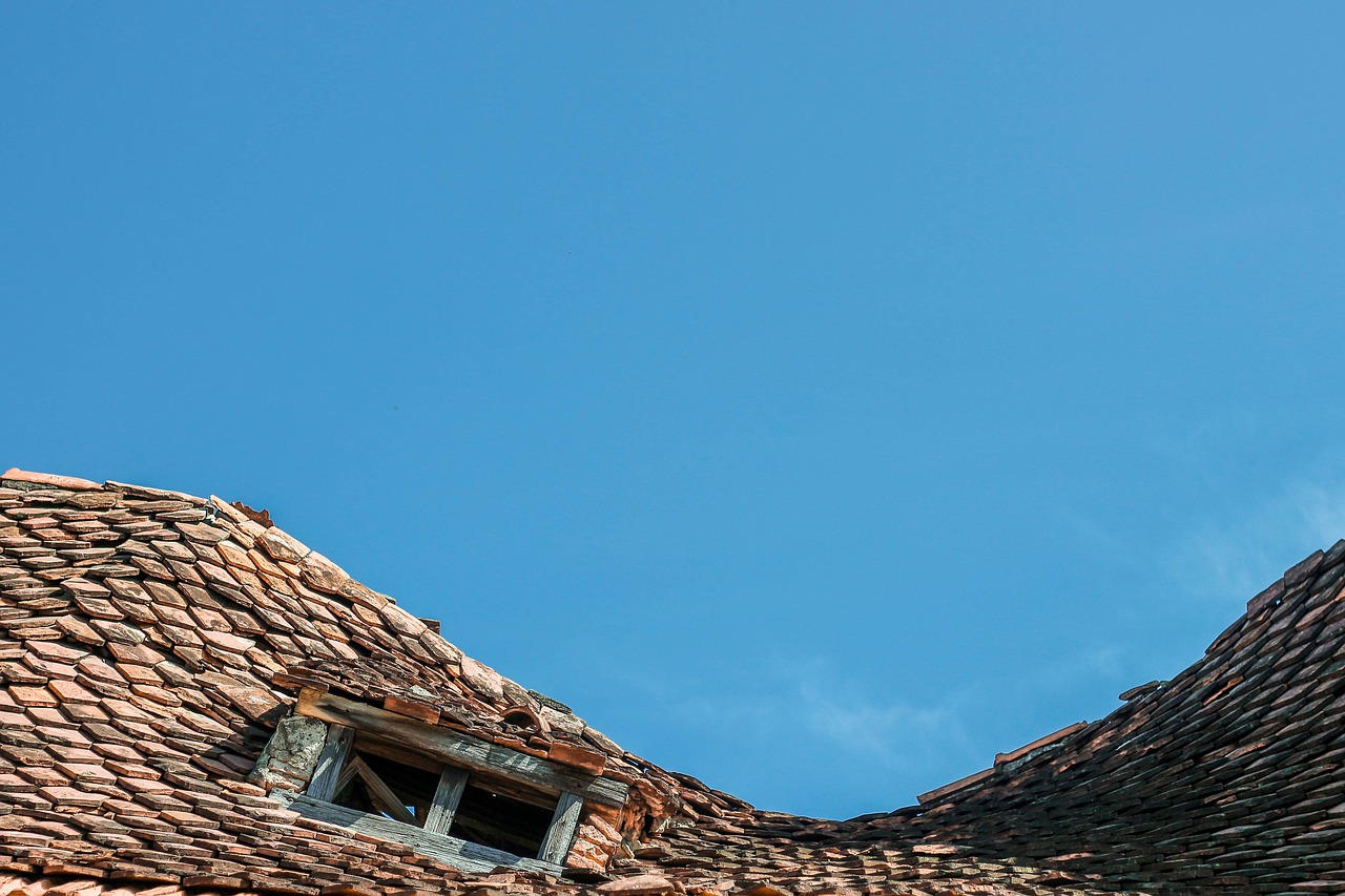 Image - blue sky sunny day roof structure