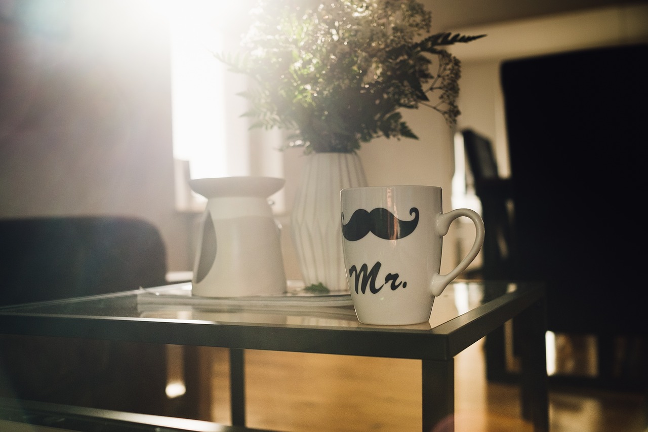 Image - house table glass flower vase mug