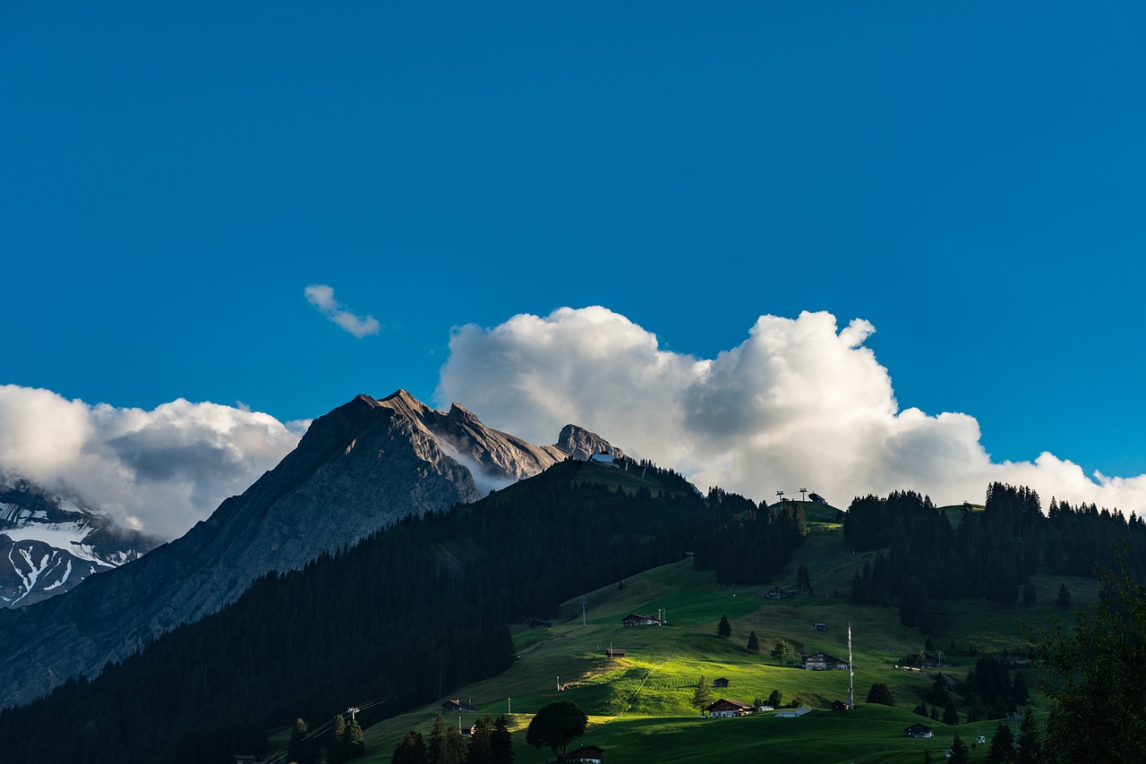 Image - highland mountain green grass