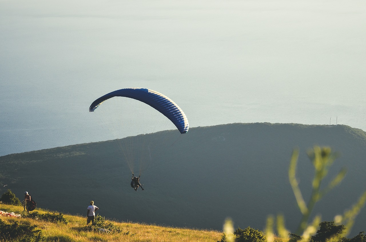 Image - paragliding adventure people men