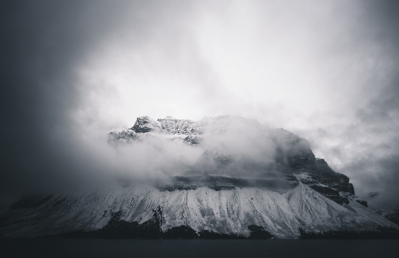 Image - mountain highland volcano clouds