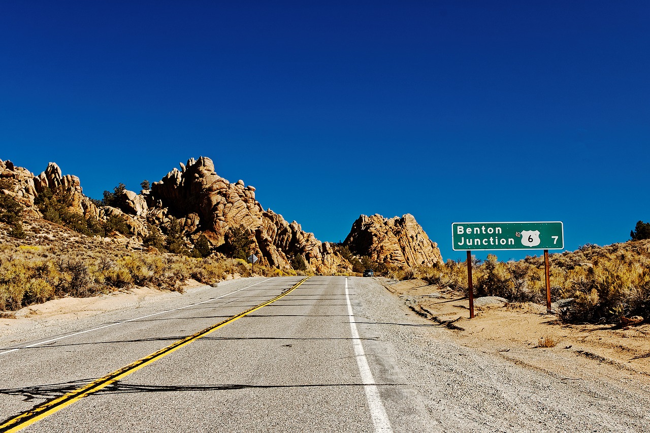 Image - road desert shield landscape