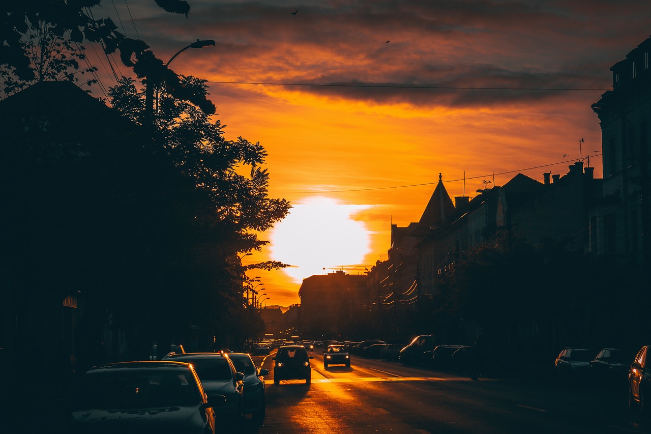 Image - dark night road street car