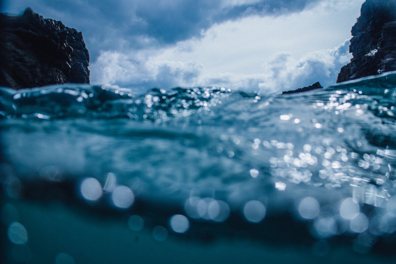 Image - sea ocean water waves nature blur