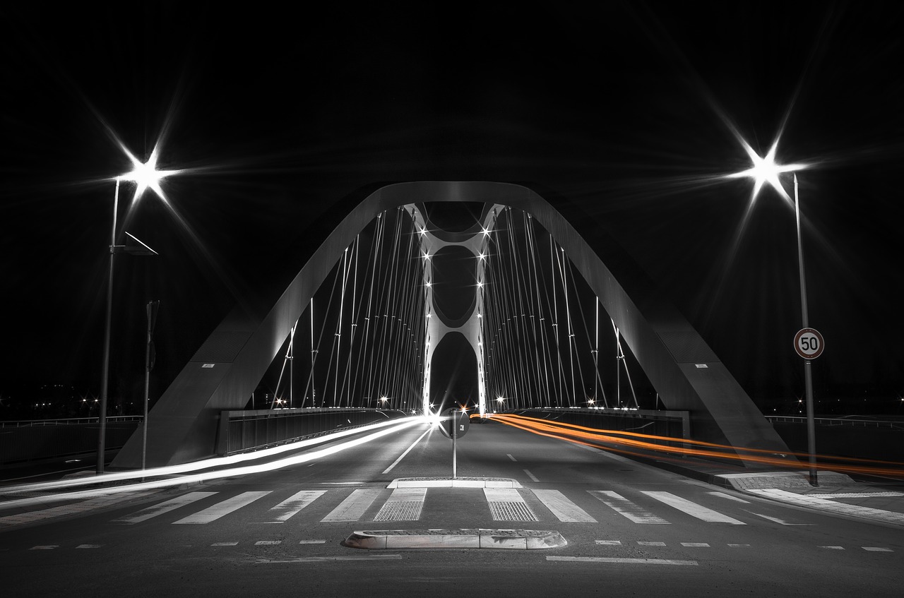 Image - architecture bridge structure pole