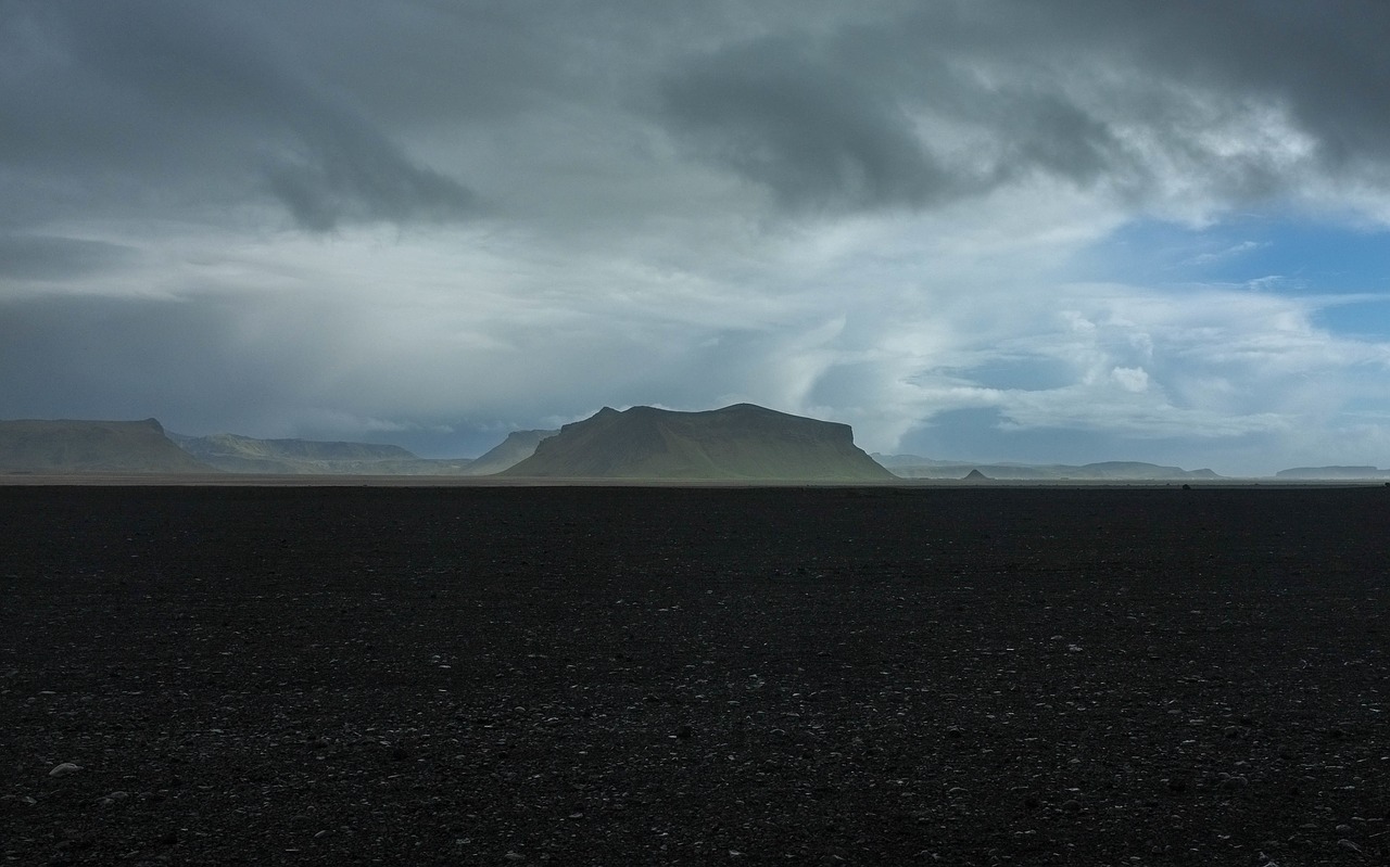 Image - mountain sky cloudy highland