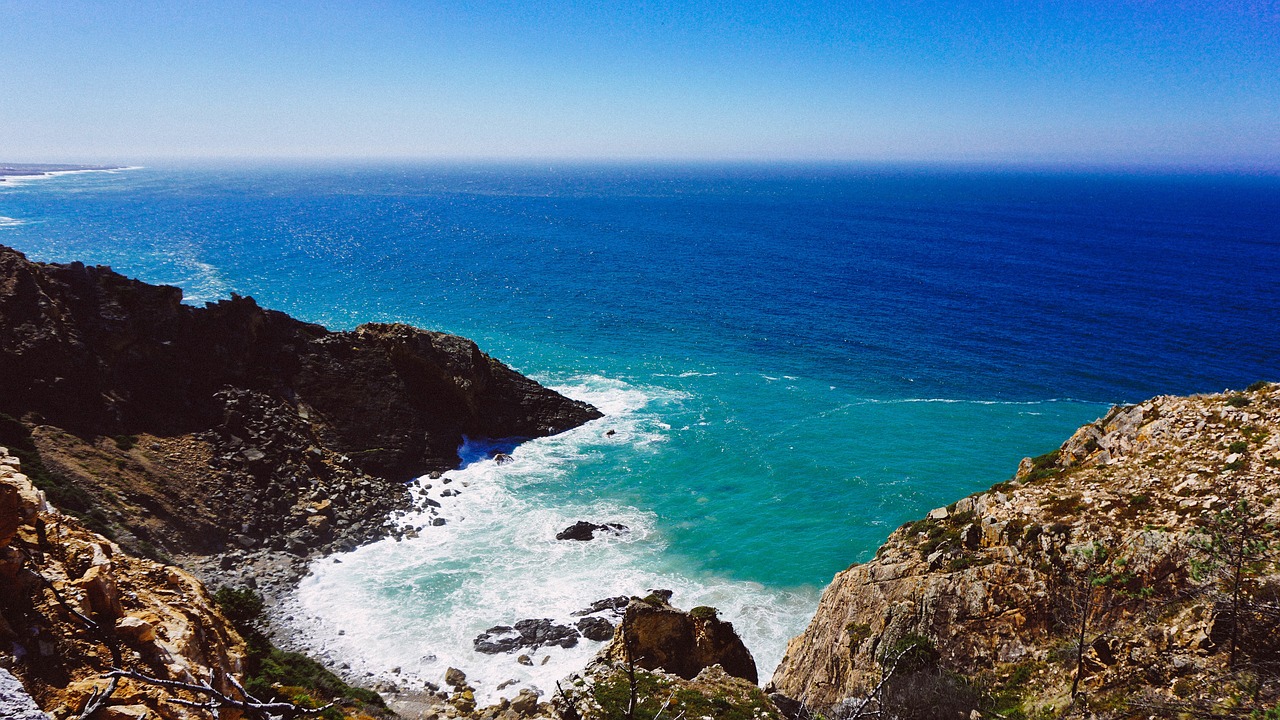 Image - ocean sea blue water waves coast