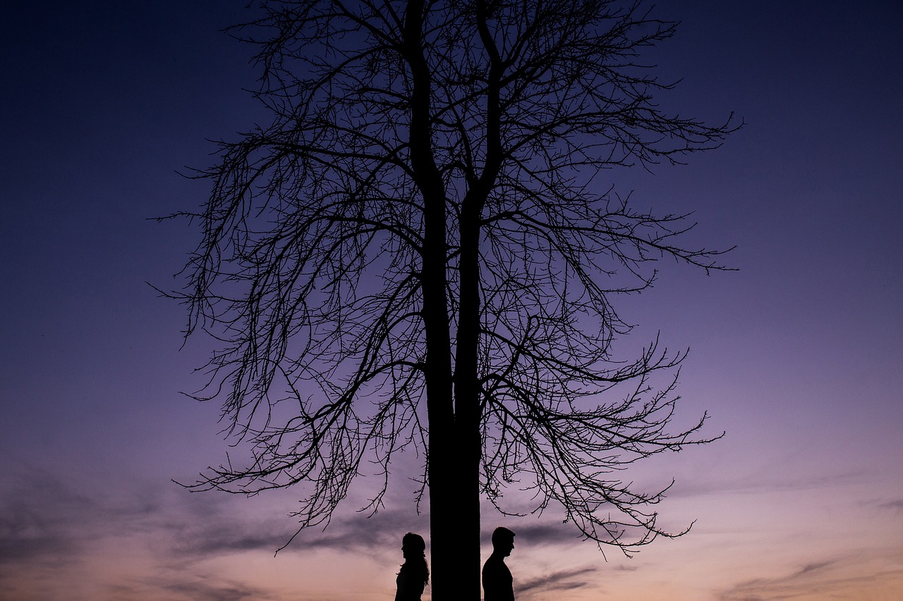 Image - people man woman couple silhouette
