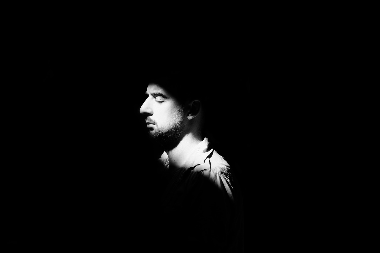 Image - people man face black and white