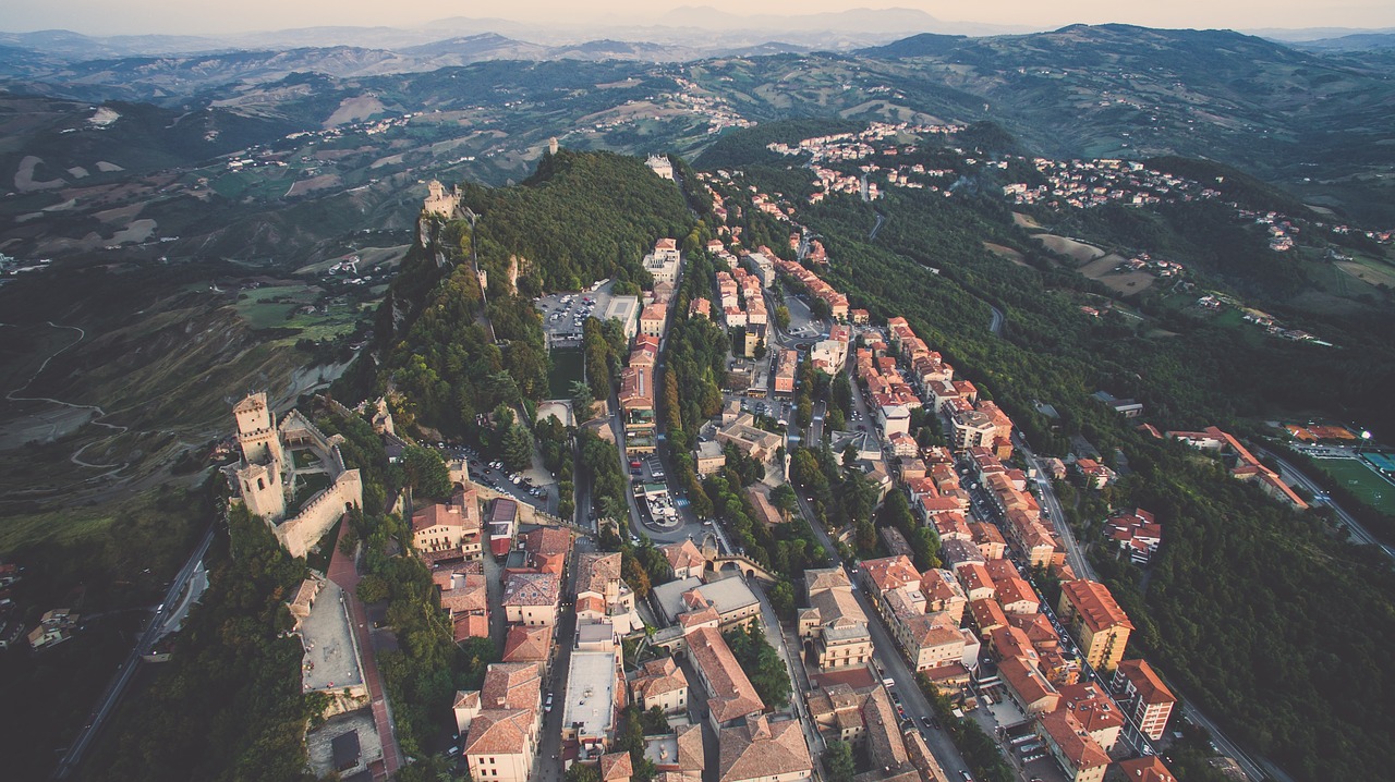 Image - aerial view building structure