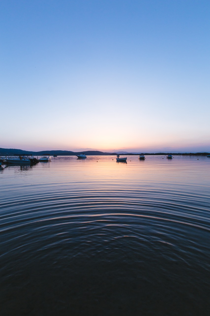 Image - mountain sky boat sailing sea