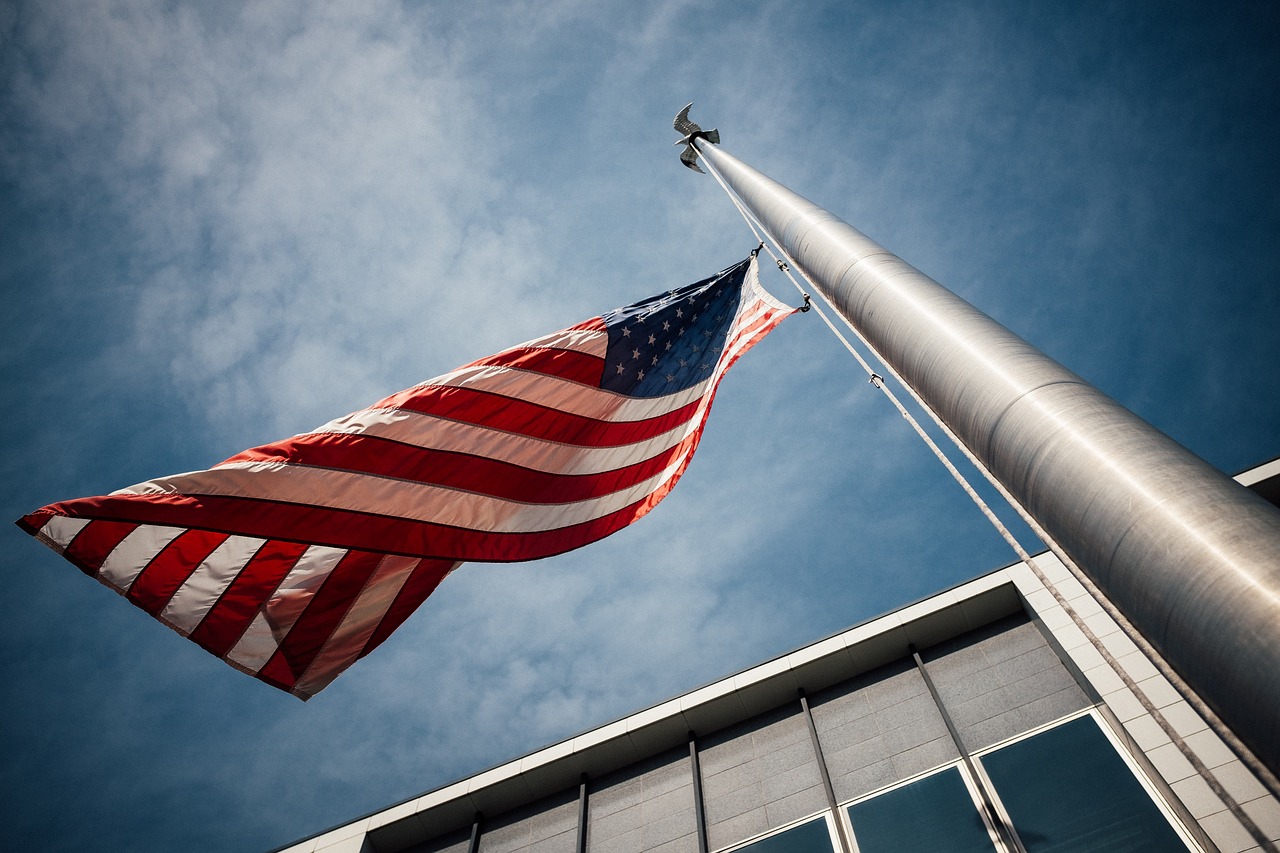 Image - building structure flag pole rope