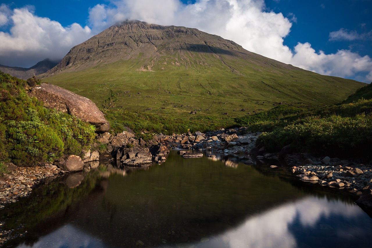 Image - mountain highland lake water