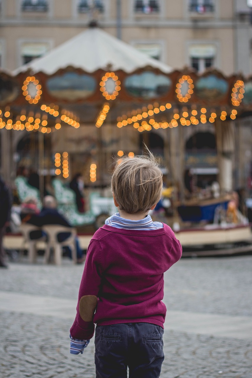 Image - people child park alone