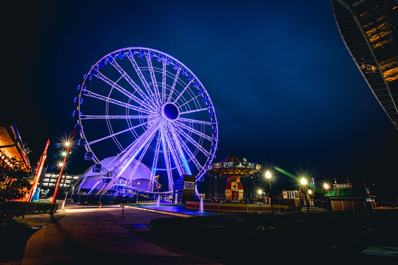 Image - amusement park wheel ride