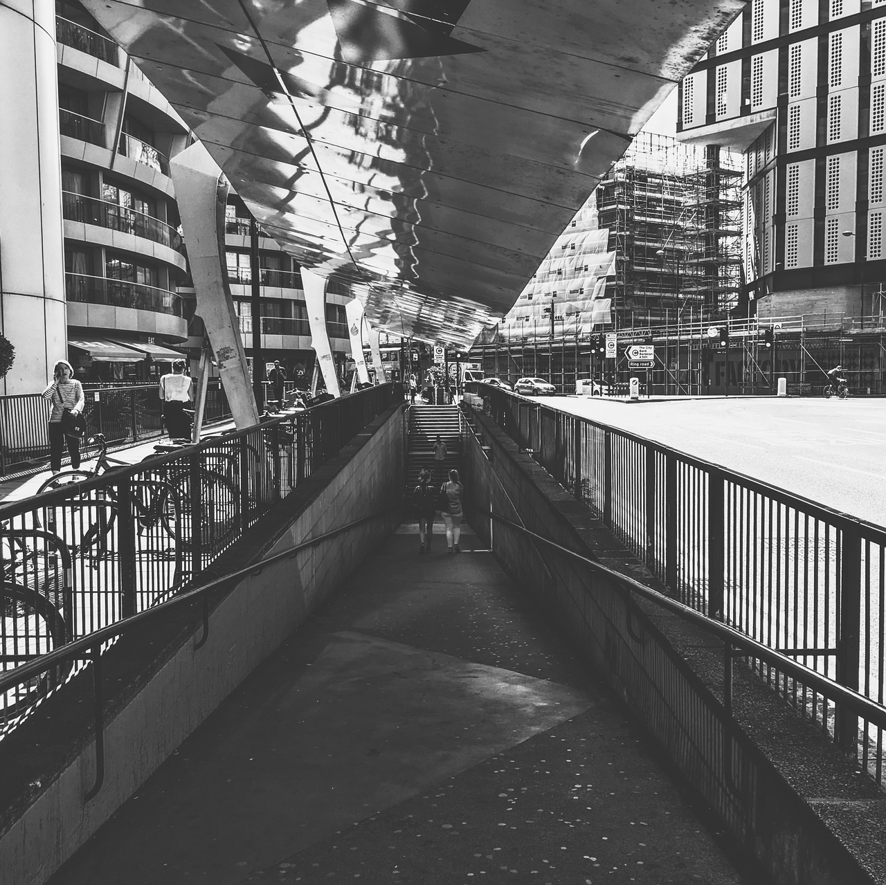 Image - pathway hallway stairs street