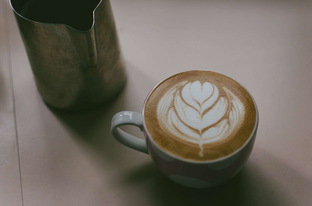 Image - coffee latte art steamed milk