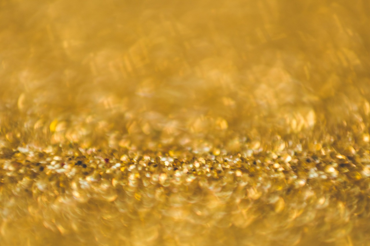 Image - abstract yellow bubbles