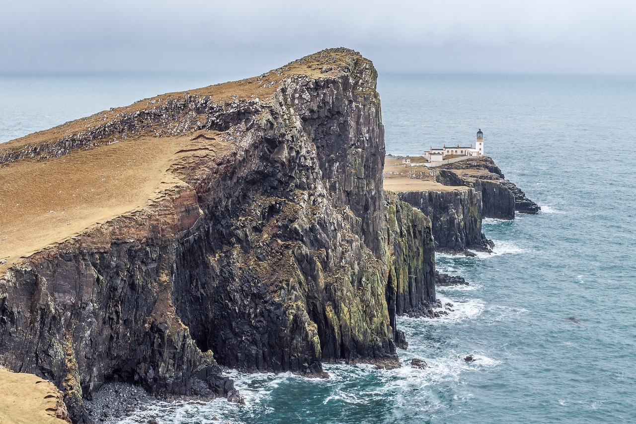 Image - hill lighthouse landscape nature