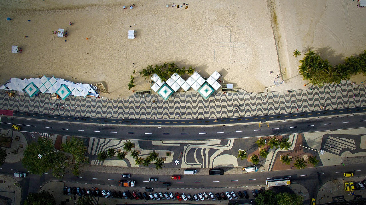 Image - aerial road street cars house