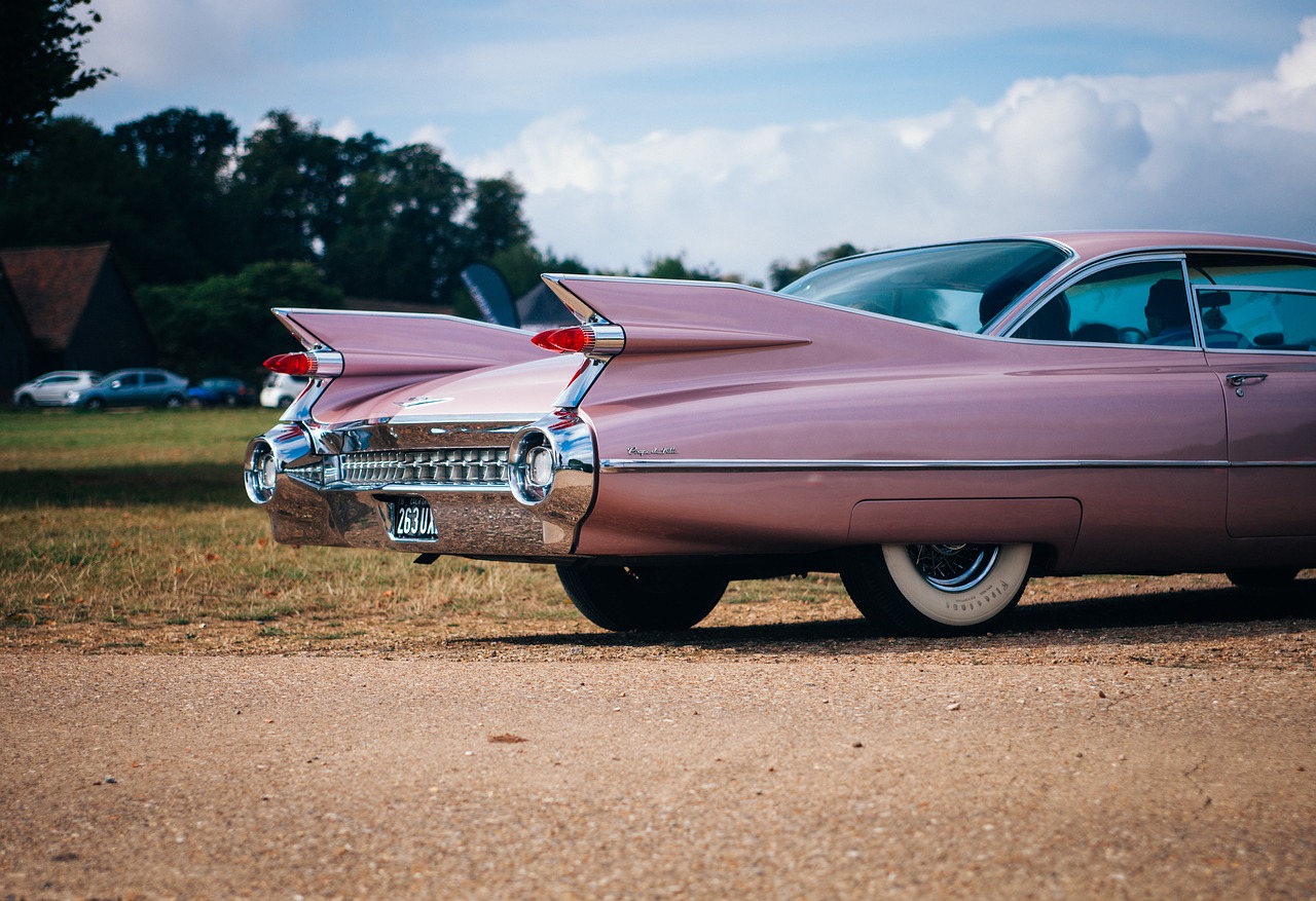 Image - car vintage pink vehicle