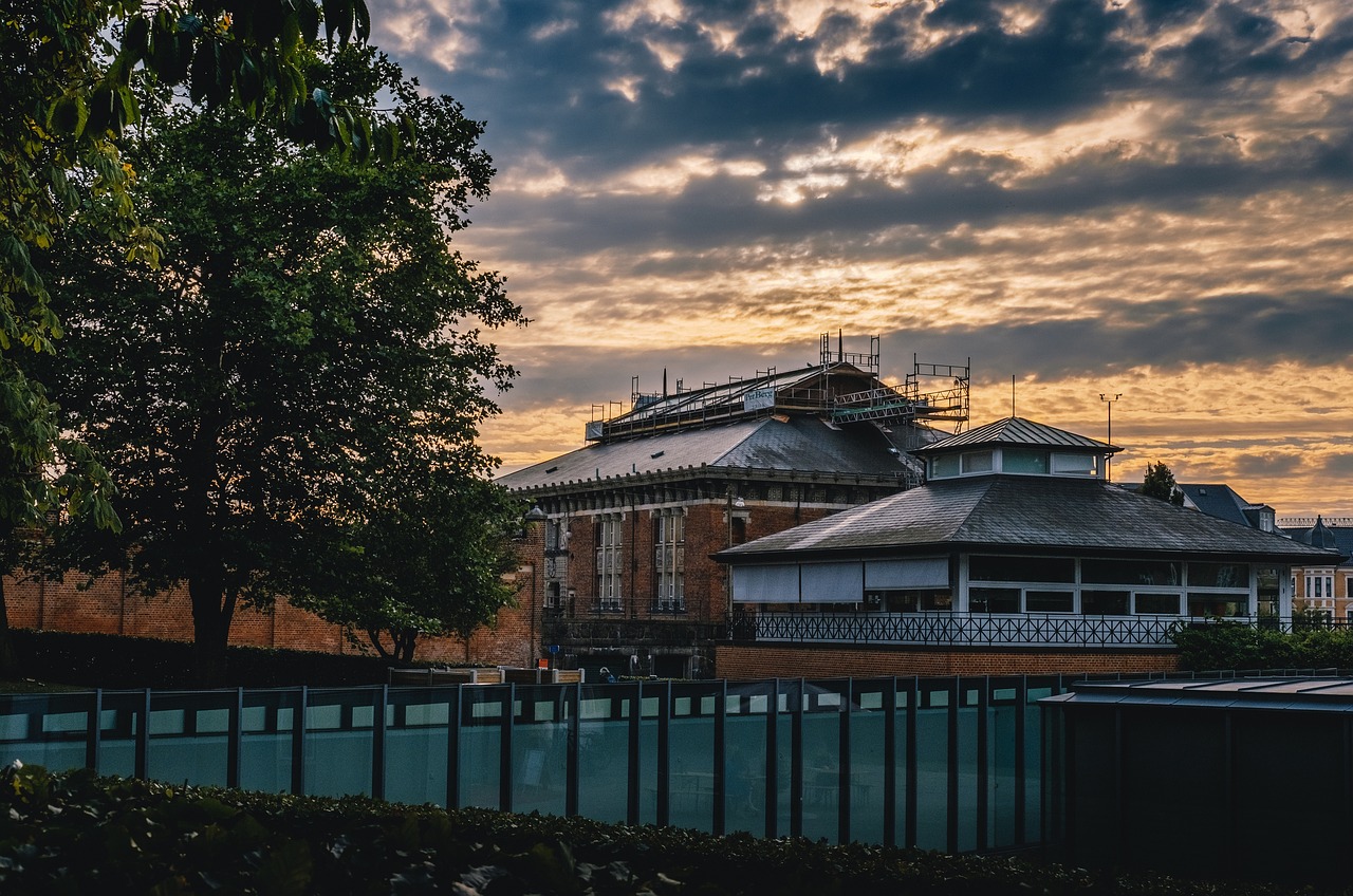 Image - landscape photography trees house