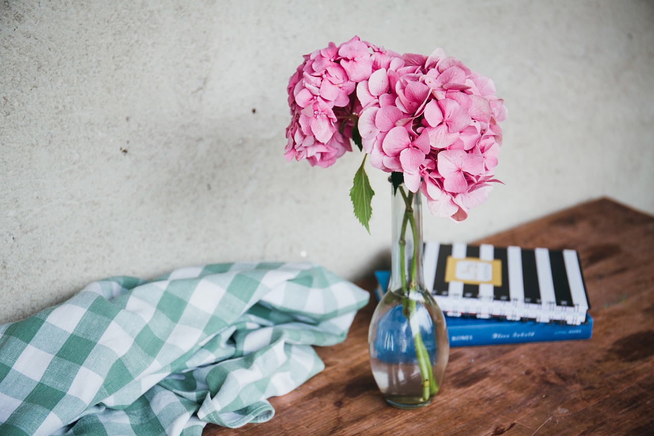 Image - flower vase pink blossom plant