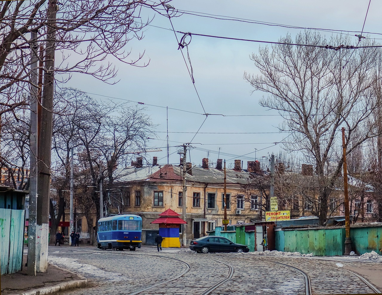 Image - odessa street paving stone tranway