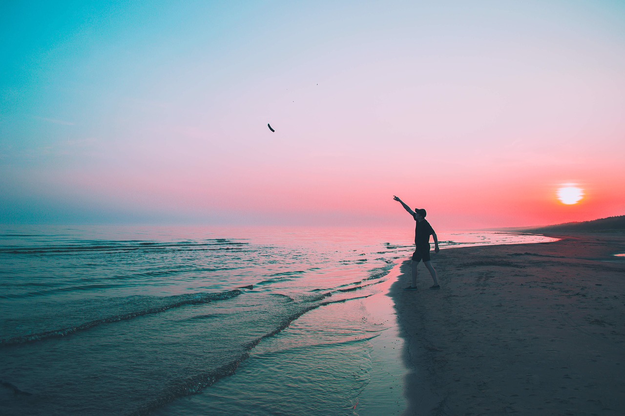 Image - beach sand water shore ocean sea