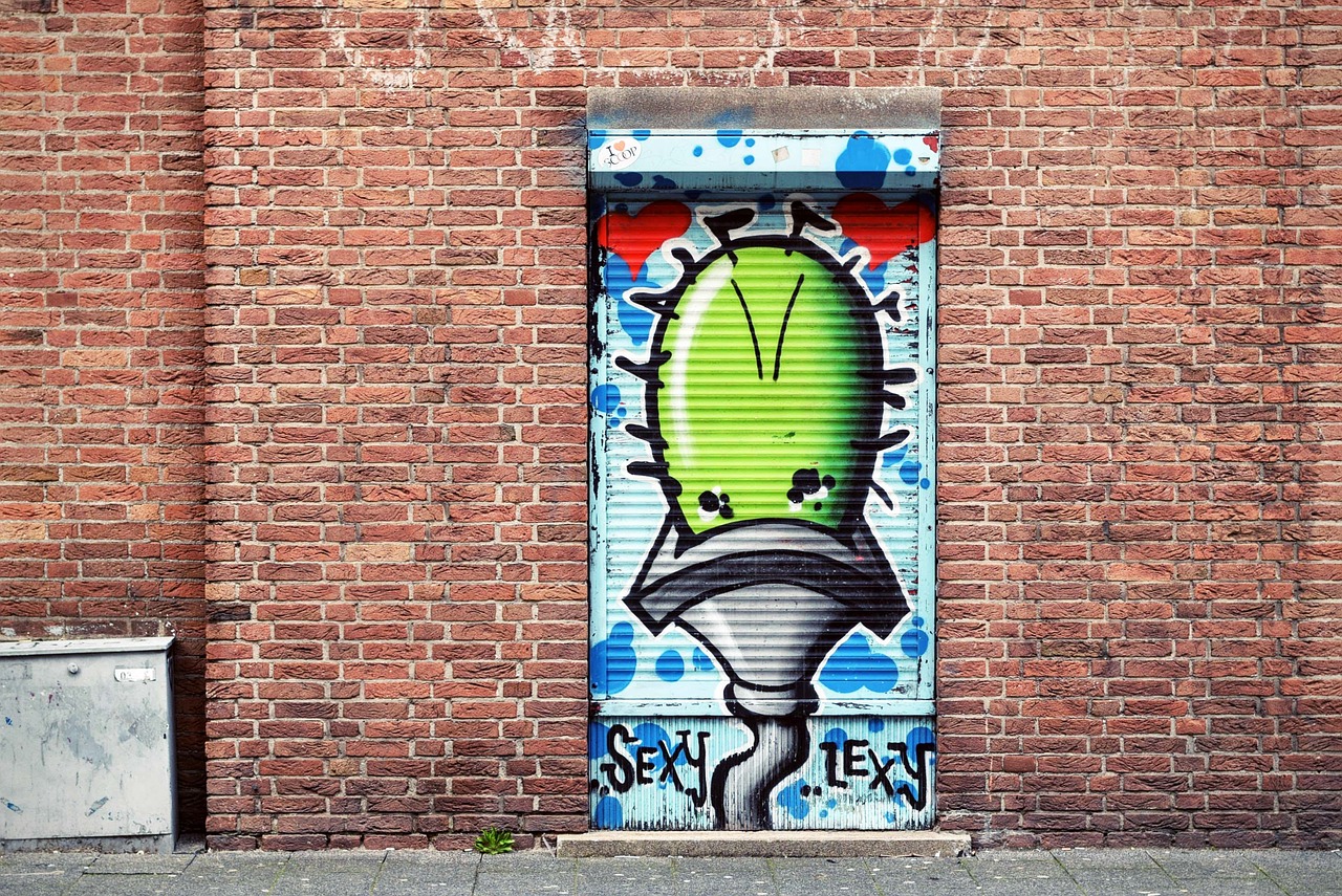 Image - mural graffiti spray paint art