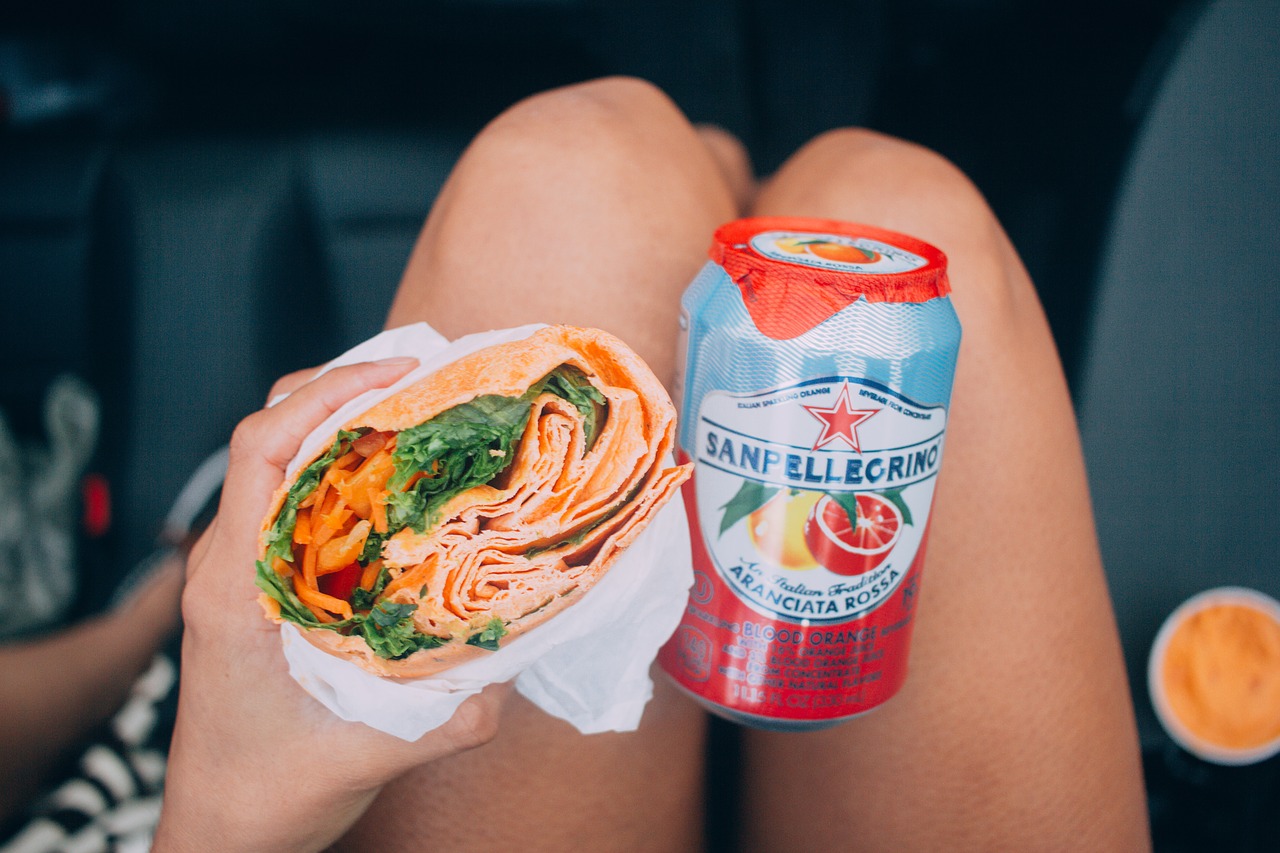 Image - sandwich food lunch soda aranciata