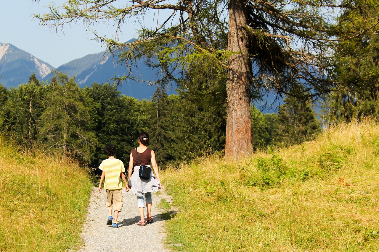 Image - family mother child walk travel
