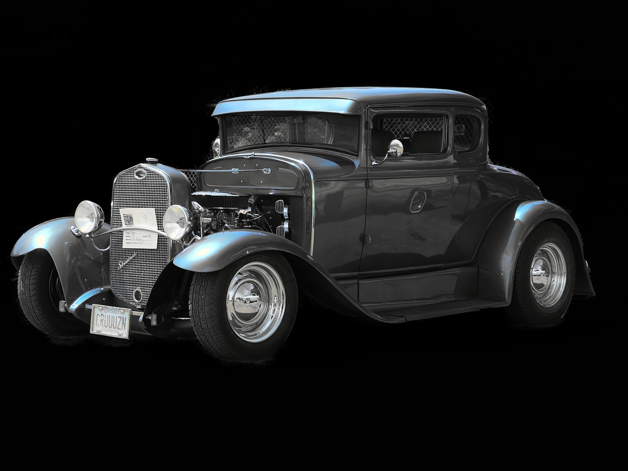 Image - rod chevy automobile