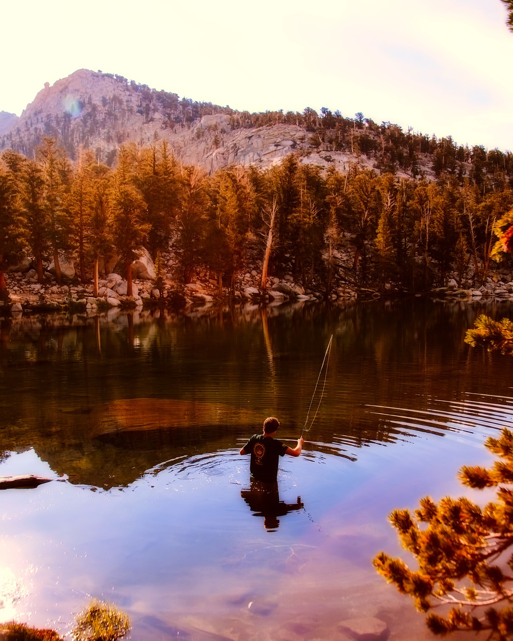 Image - fly fishing man leisure recreation