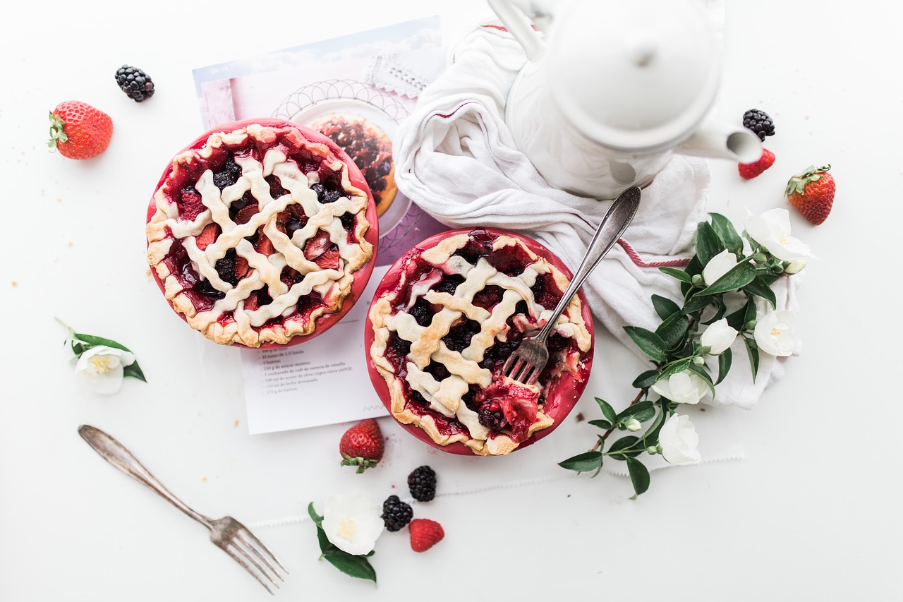 Image - food eat gourmet strawberry pies