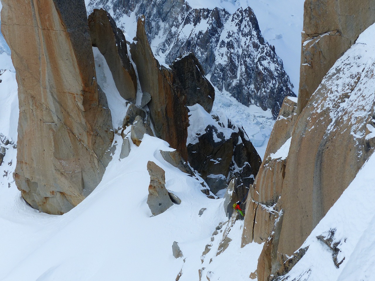 Image - sport climbing mountain snow alps