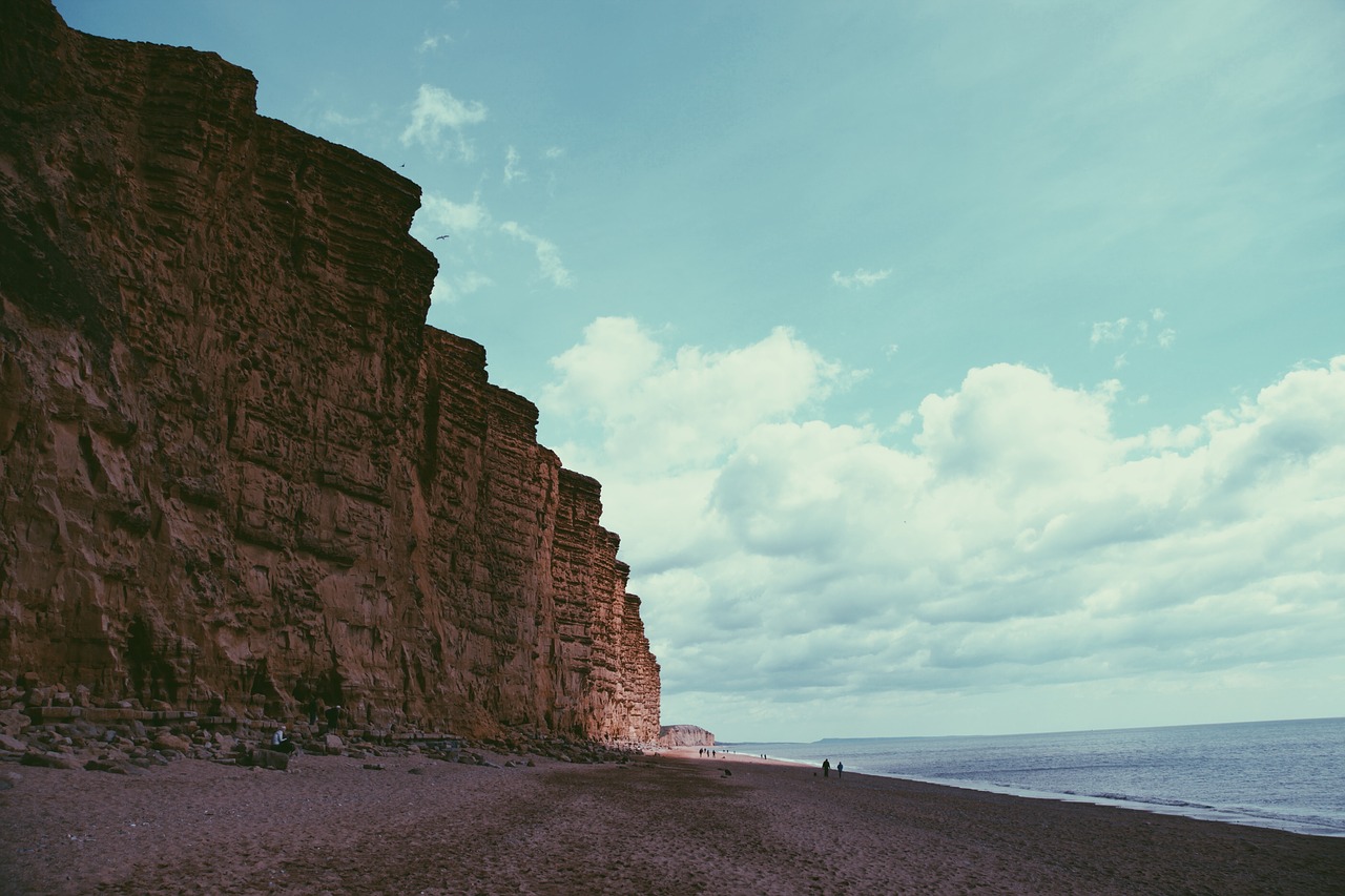 Image - nature landscape cliff rocks sand